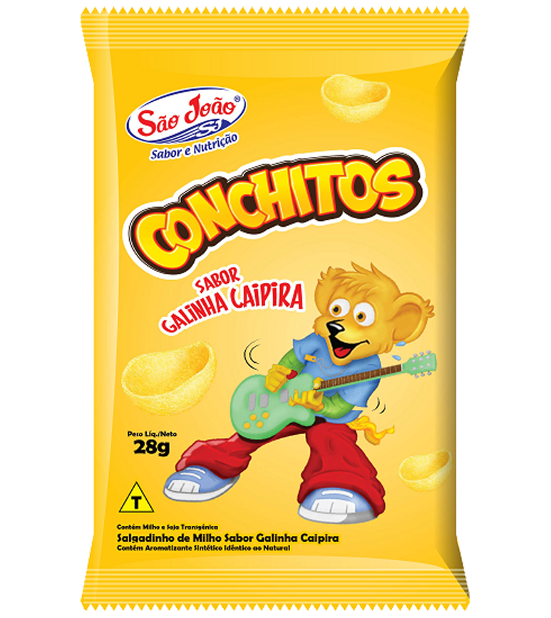 salgadinho de milho sabor galinha