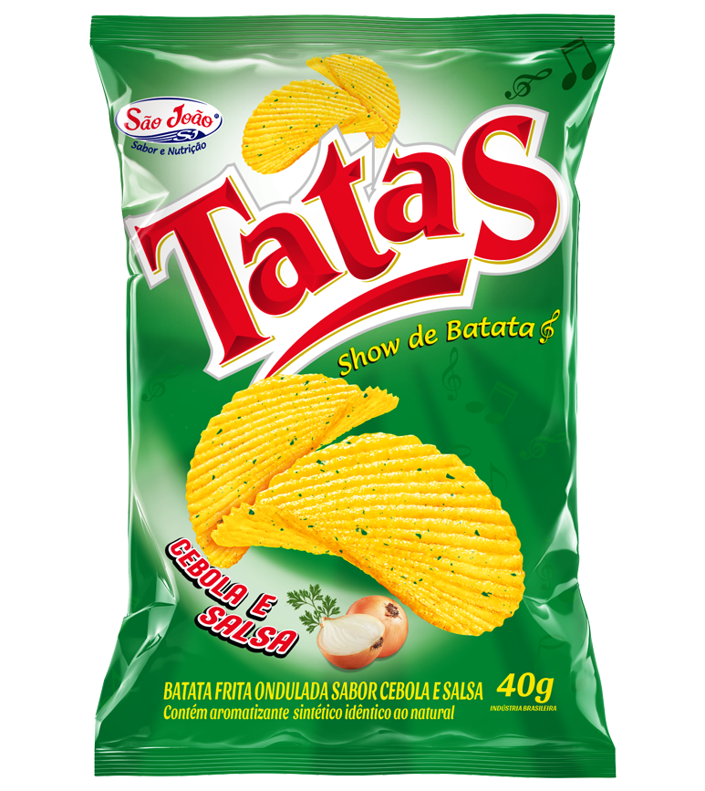 batata chips cebola e salsa